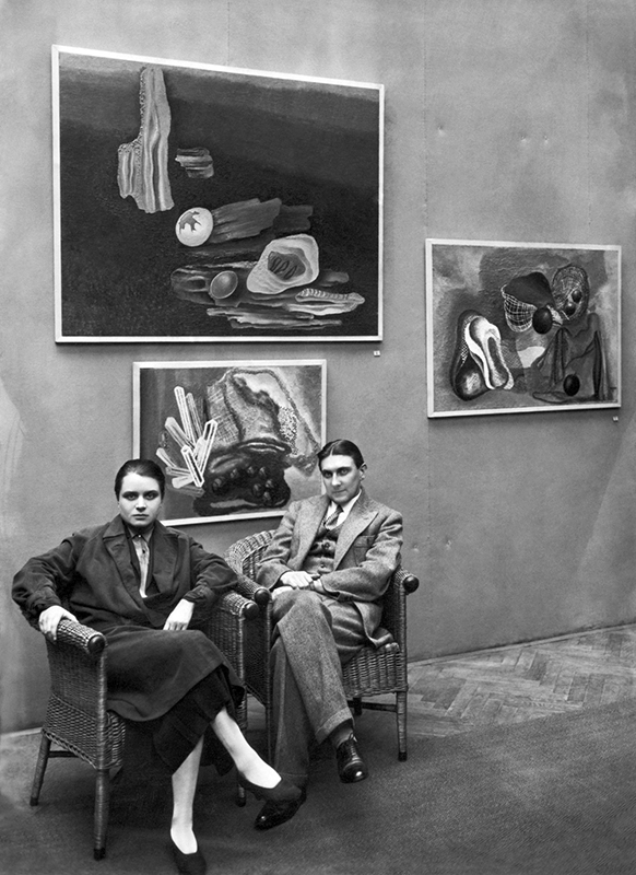 Malířka Toyen (vl. jm. Marie Čermínová) a Jindřich Štyrský