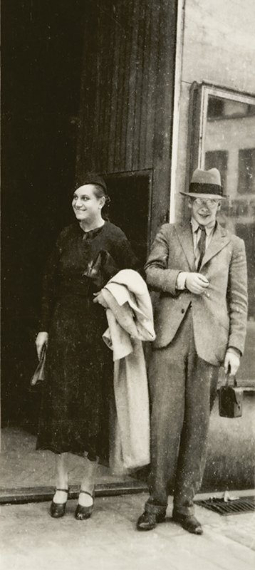 Toyen s Bohuslavem Broukem