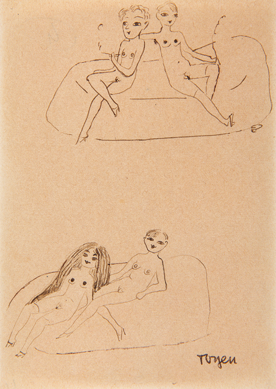 Erotické kresby Toyen