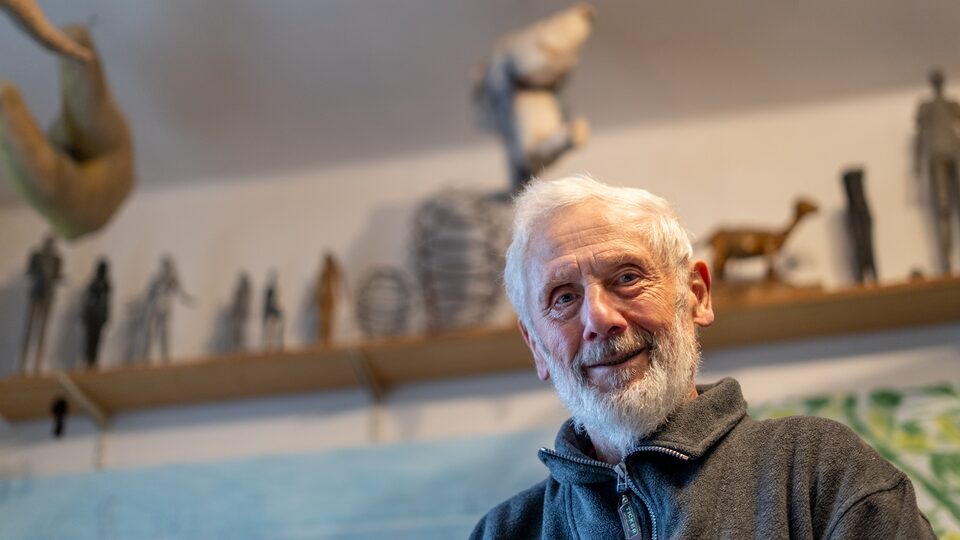 Sochař Kurt Gebauer