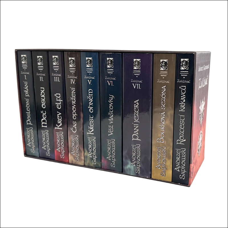 Komplet devíti knih Zaklínače 