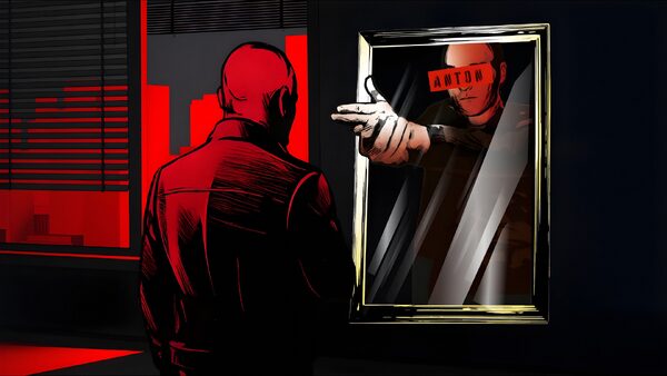 Vizuál k podcastové sérii Českého rozhlasu Anton: Dva životy billboardového krále