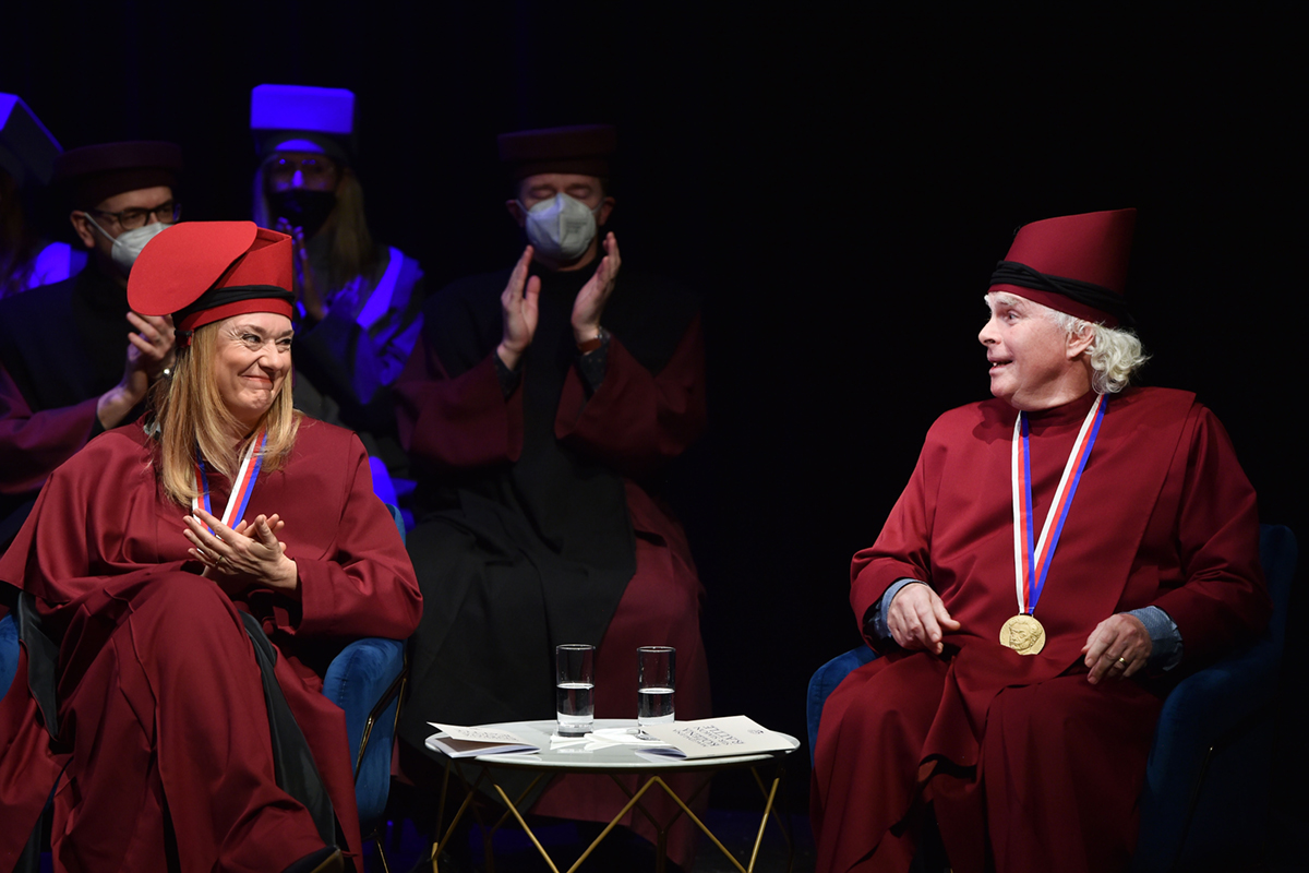 Pěvkyně Magdalena Kožená a britský dirigent Simon Rattle 