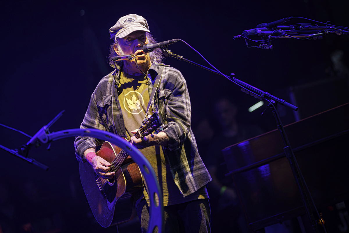 Hudebník Neil Young 