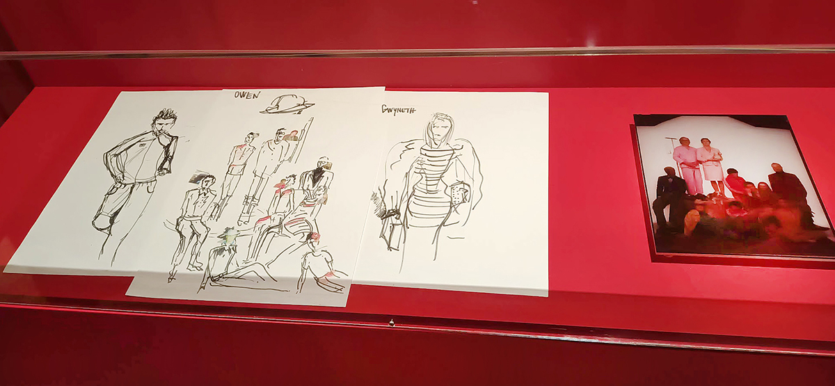 Nákresy k&nbsp;filmu k&nbsp;filmu Taková zvláštní rodinka