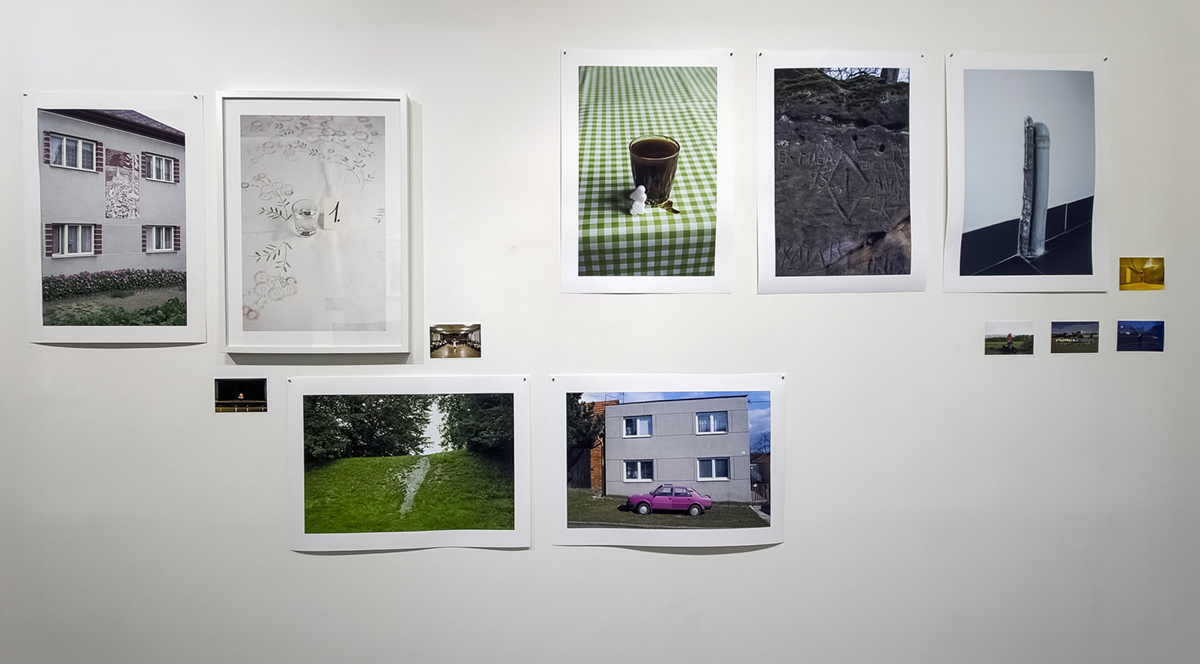 Pohled na několik exponátů ze souboru Češství v pražské Galerii Teleport