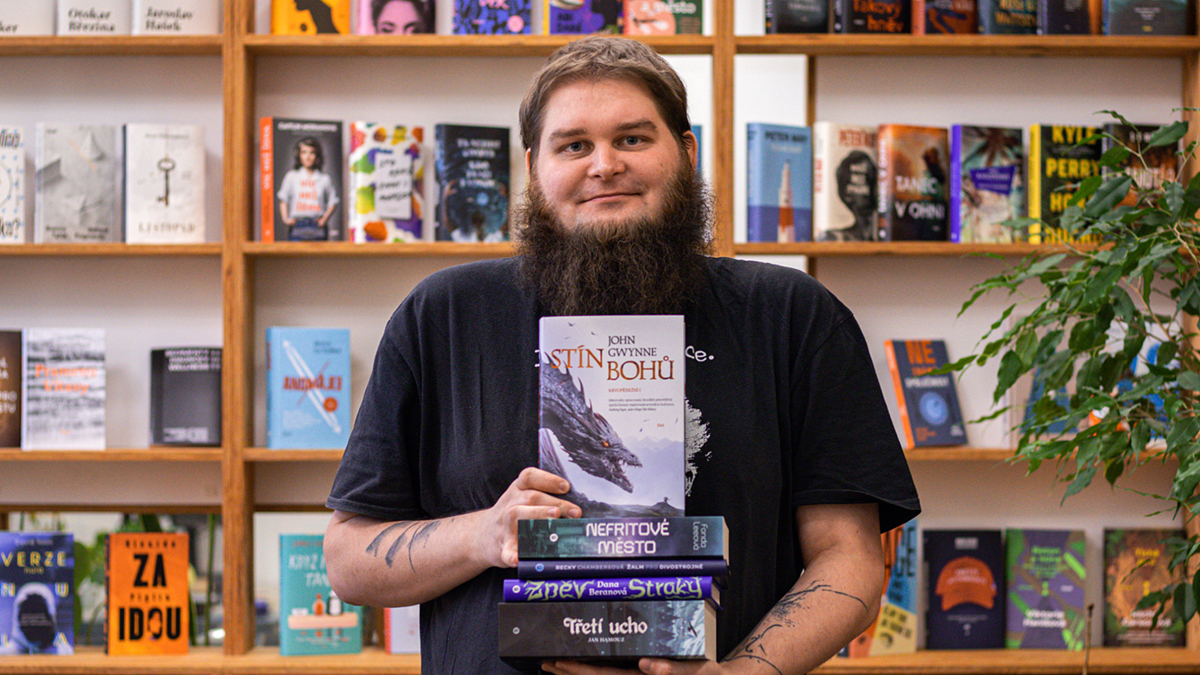 Redaktor fantastiky v Hostu Jiří Štěpán