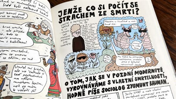 Pohled do komiksu Liv Strömquist Hovoří Pýthie