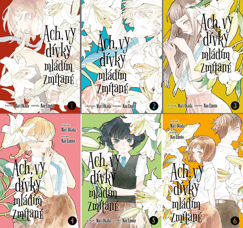 Obálky série Ach, vy dívky mládím zmítané
