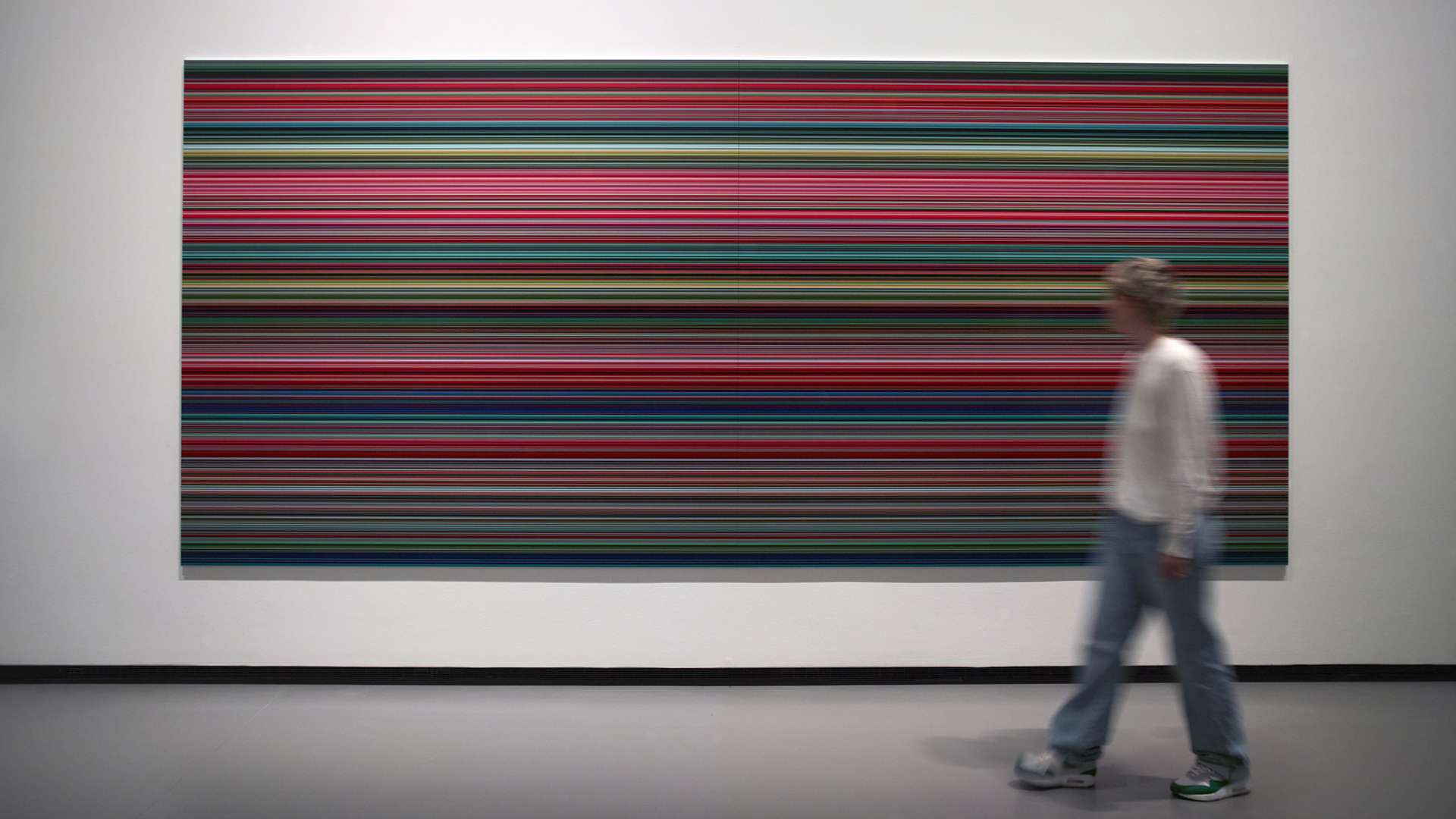 Pohled do výstavy Gerharda Richtera v pařížské Fondation Louis Vuitton