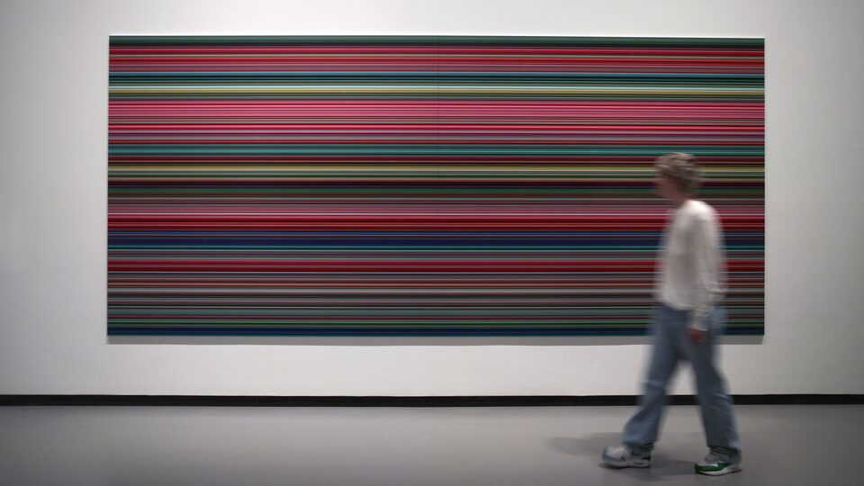 Pohled do výstavy Gerharda Richtera v pařížské Fondation Louis Vuitton