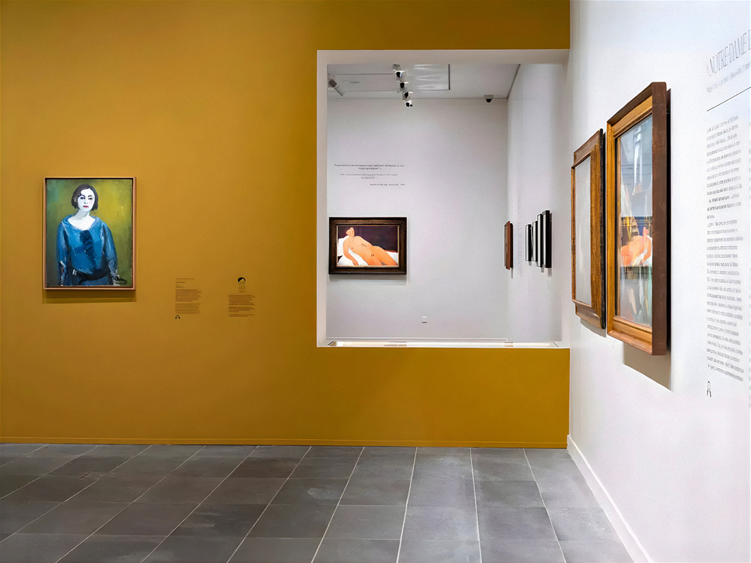 Pohled do výstavy Berthe Weill&nbsp;– Galeriste d'avant-garde