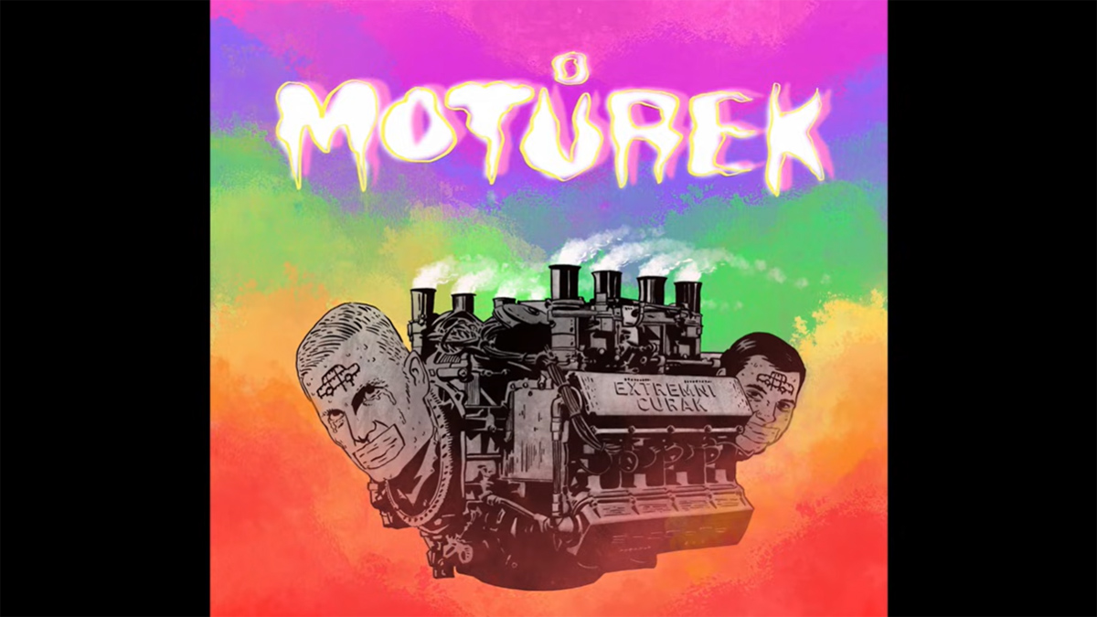 Oficiální audio nahrávka skladby Motůrek (feat. P/\ST), zdroj: YouTube