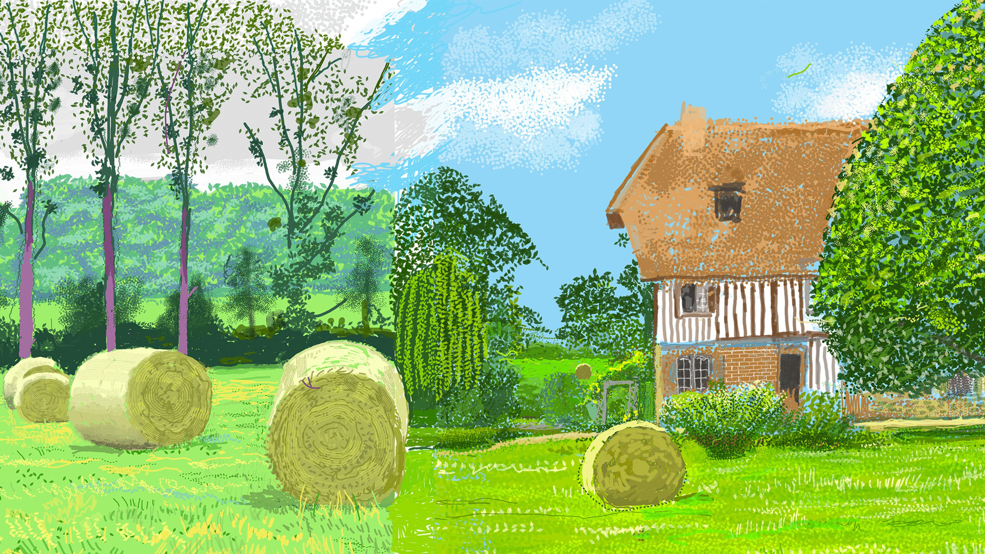 David Hockney: Rok v Normandii