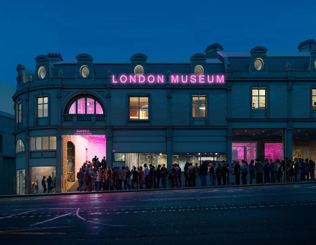 Budova London Musea v nových prostorách v části Smithfield