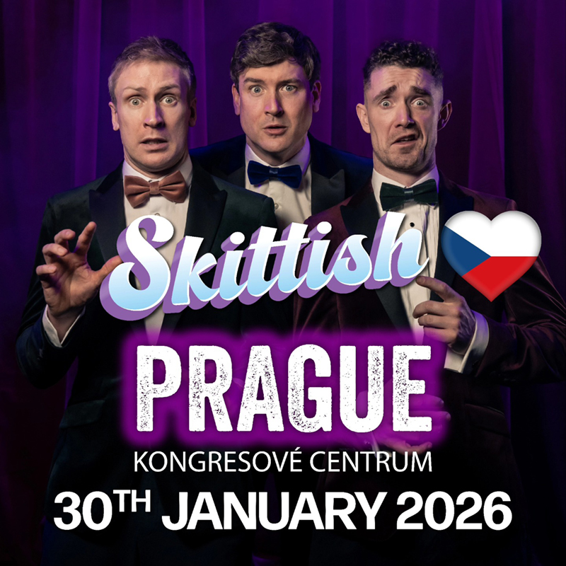 Plakát k pražskému vystoupení tria Foil Arms & Hog