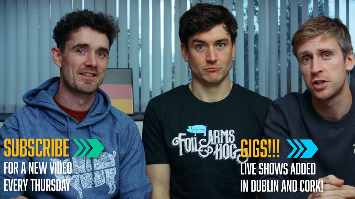 Skeč Getting Past German Immigration / Jak projít imigračním řízením v Německu na YouTube kanálu Foil Arms and Hog, zdroj: YouTube