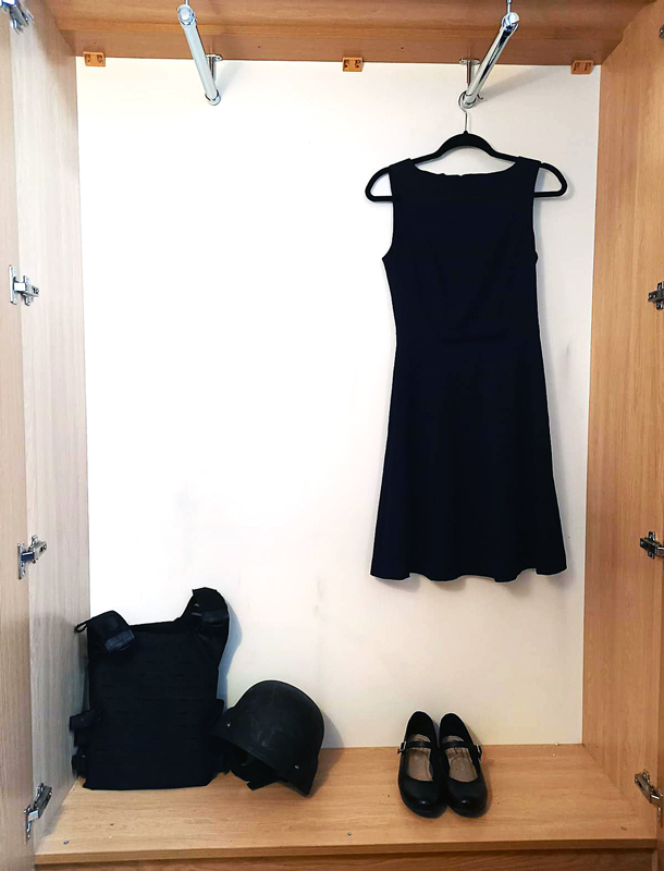 Výbava někdejší ředitelky Českého centra Kyjev