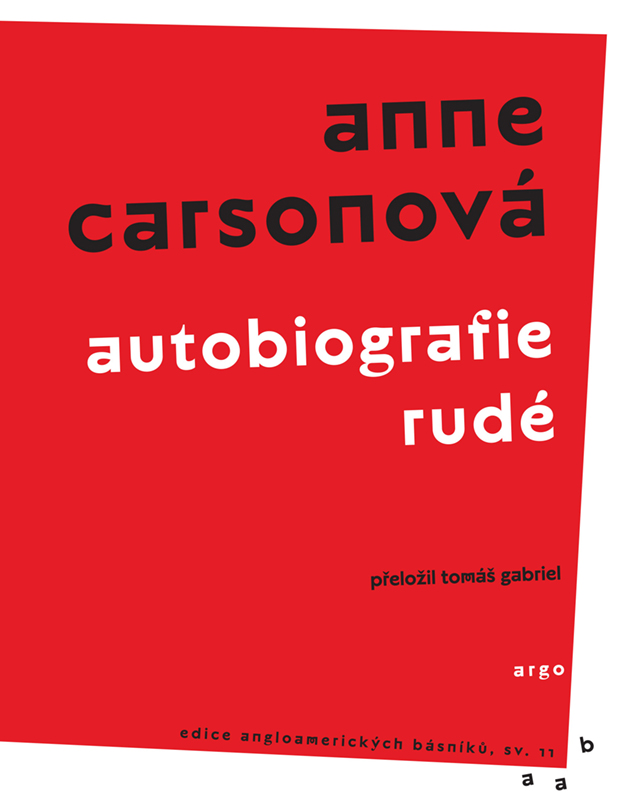 Obálka českého vydání sbírky Autobiografie rudé