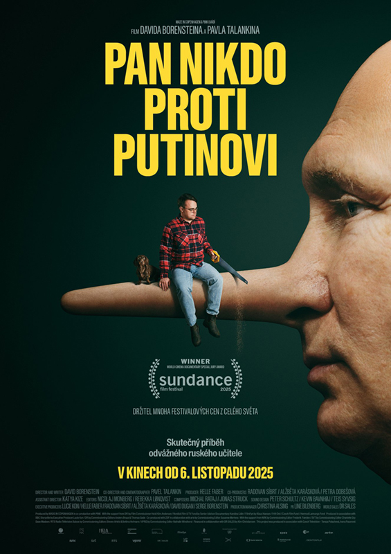 Plakát k filmu Pan Nikdo proti Putinovi