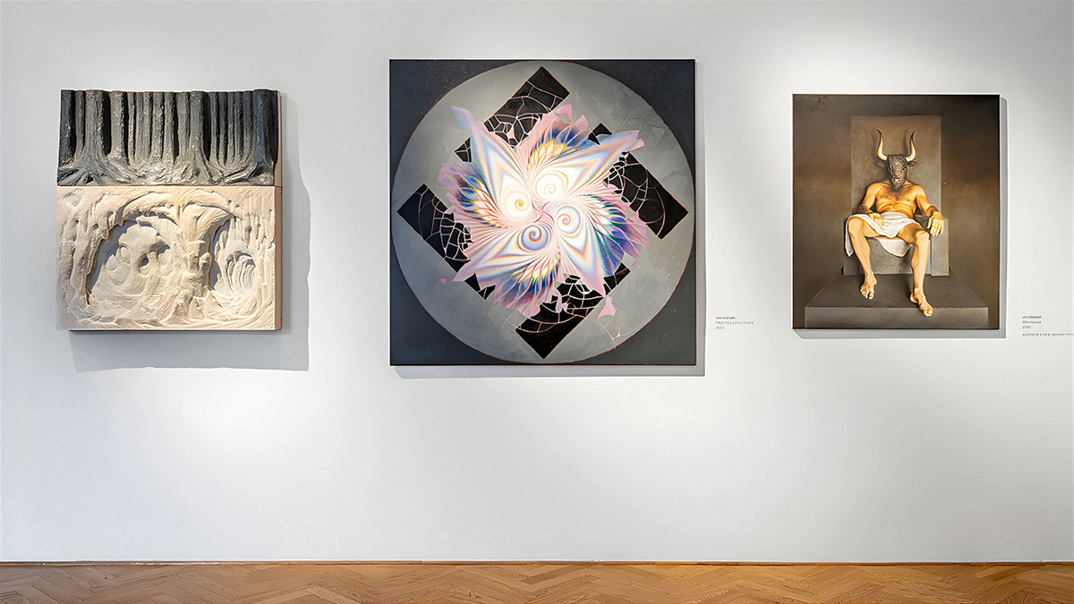 Pohled do výstavy VIOLENCE+ v pražské Ville Pellé