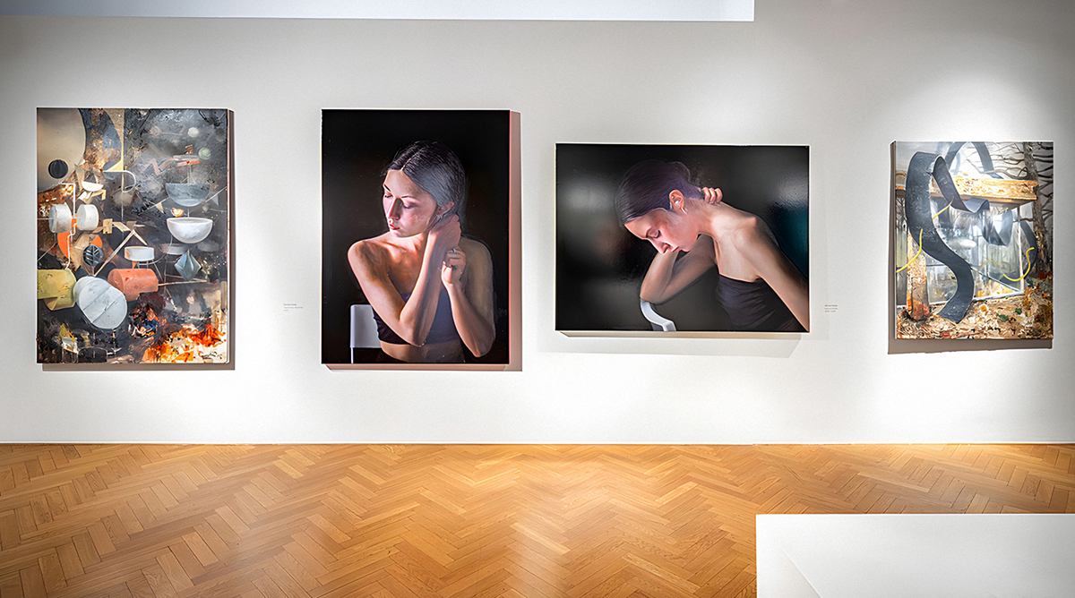 Pohled do výstavy VIOLENCE+ v pražské Ville Pellé