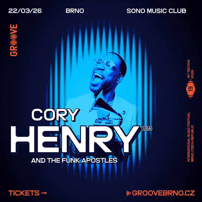 plakát koncertu Cory Henryho