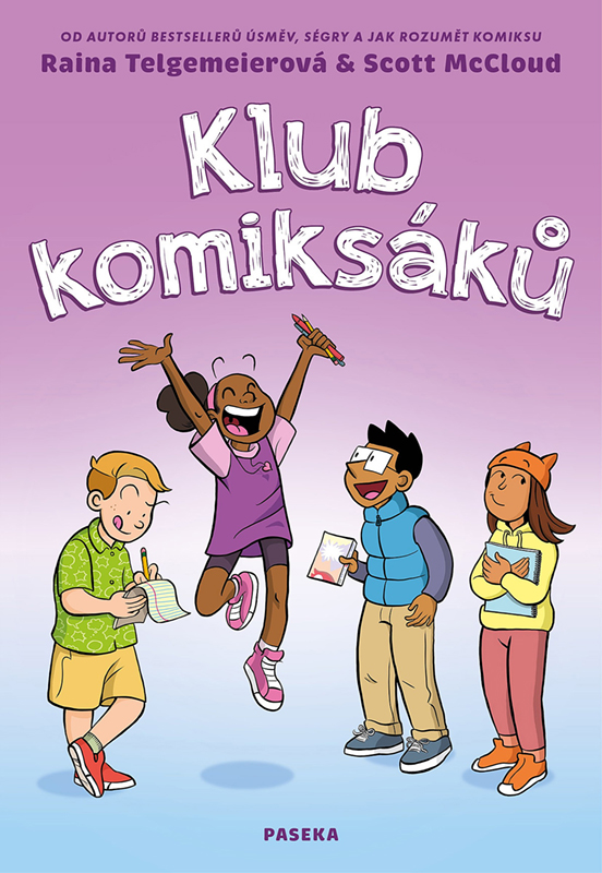 Obálka českého vydání Klub komiksáků
