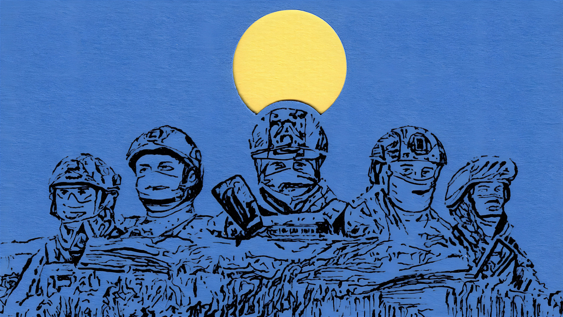 Detail z obálky knihy Radka Štěpánka Pluk Azov