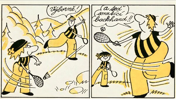 Detail z komiksu Klíďa a Píďa