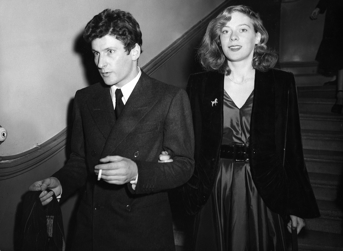 Lucian Freud se svou ženou Lady Caroline Blackwood