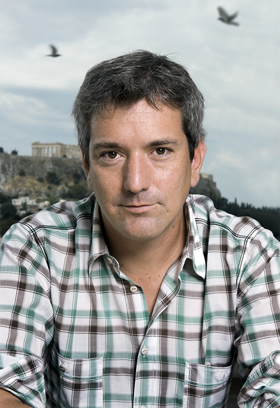 Spisovatel Santiago Roncagliolo Atenas