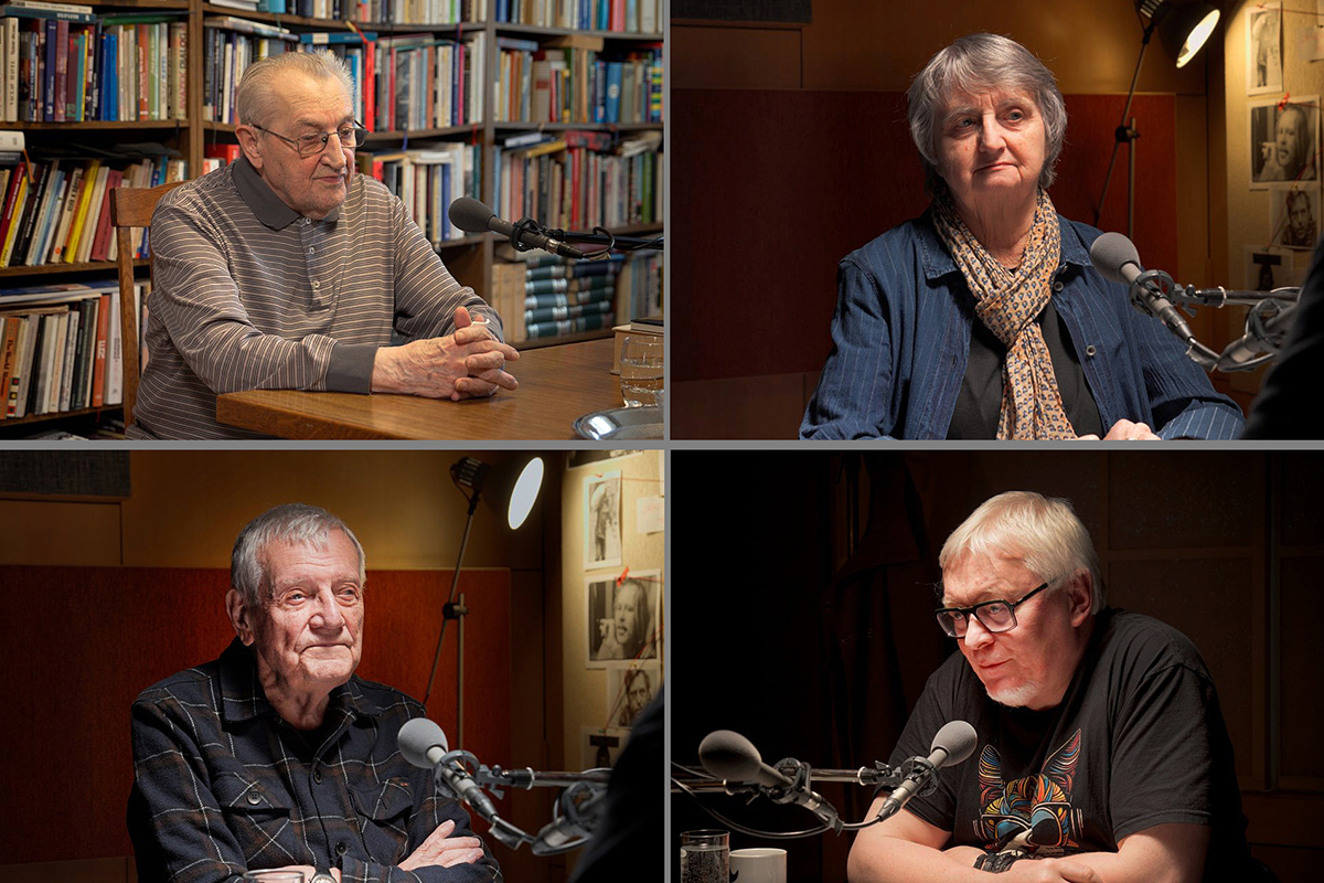Vilém Prečan, Anna Freimanová, Karel Hvížďala, Pavel Kosatík